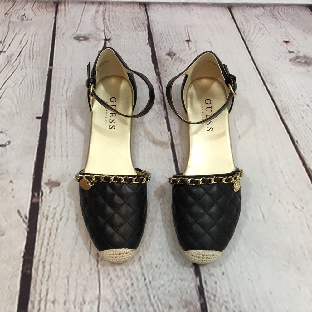 Guess black quilted espadrilles 5.5 - Picture 2 of 16